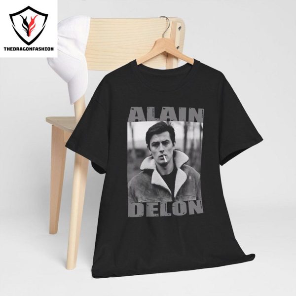 Alain Delon Shirt Tribute In Memory Of French Actor Rip T-sirt Dies At 88 Dead At Home Plein Soleil