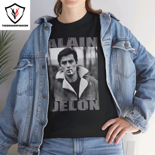 Alain Delon Shirt Tribute In Memory Of French Actor Rip T-sirt Dies At 88 Dead At Home Plein Soleil