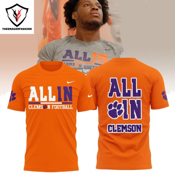 All In Clemson Tigers Football 3D T-Shirt