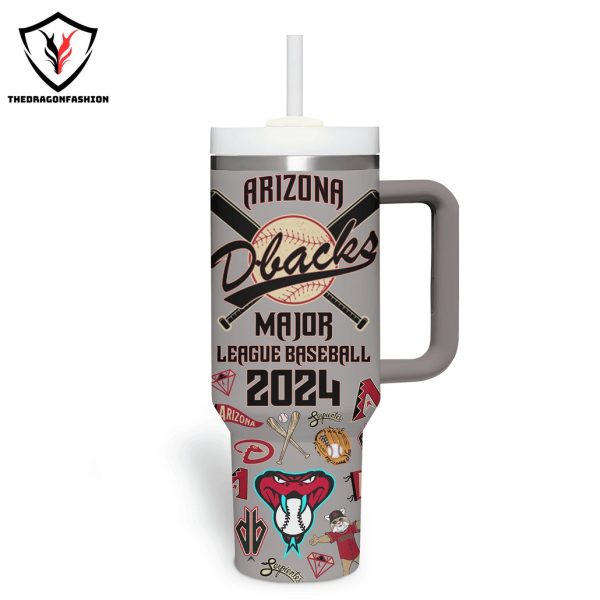 Arizona Diamondbacks Major League Baseball 2024 Tumbler With Handle And Straw