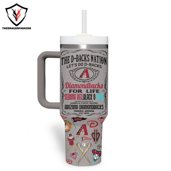 Arizona Diamondbacks Major League Baseball 2024 Tumbler With Handle And Straw