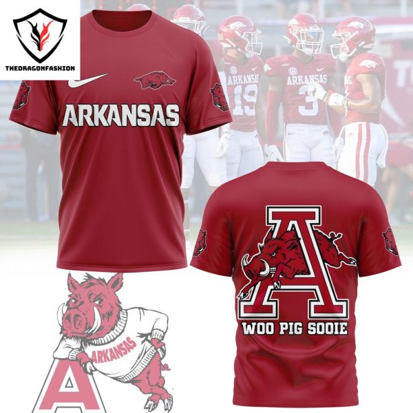 Arkansas Razorbacks Woo Pig Sooie 3D T-Shirt