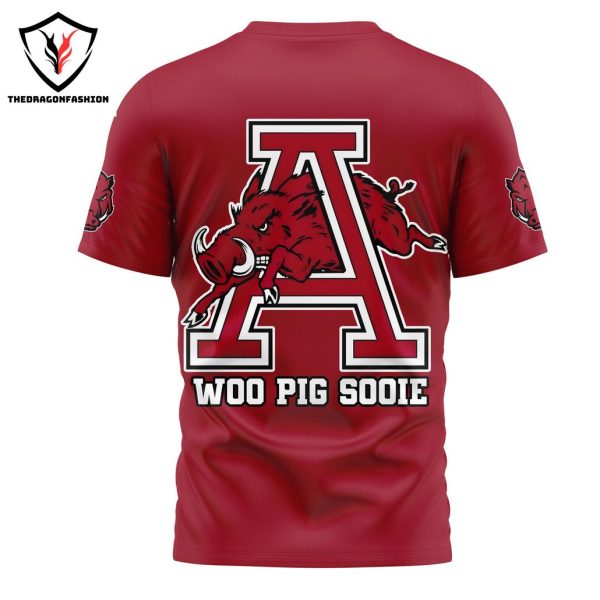 Arkansas Razorbacks Woo Pig Sooie 3D T-Shirt