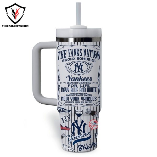 Bleacher Creatures New York Yankees Tumbler With Handle And Straw