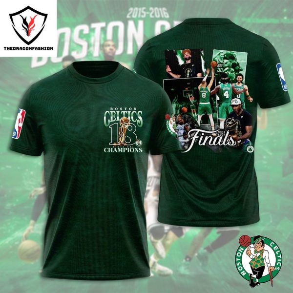 Boston Celtics Champions 2024 Final 3D T-Shirt