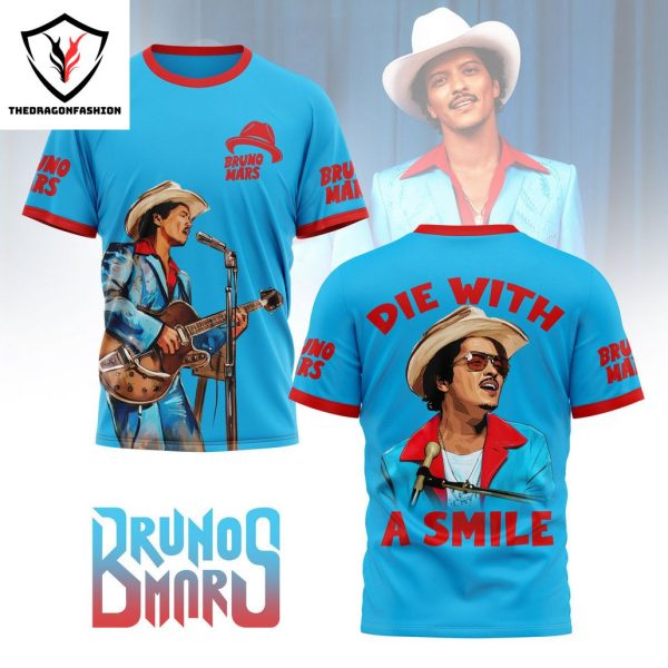 Bruno Mars Die With A Smile 3D T-Shirt