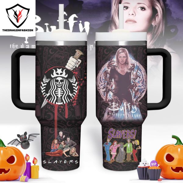 Buffy The Vampire Slayer Tumbler With Handle And Straw