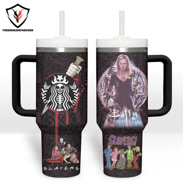 Buffy The Vampire Slayer Tumbler With Handle And Straw