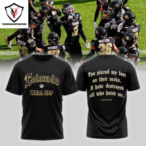 Colorado Buffaloes Win, Lose, Or Tie Buff Nation Til I Die 3D T-Shirt – Black