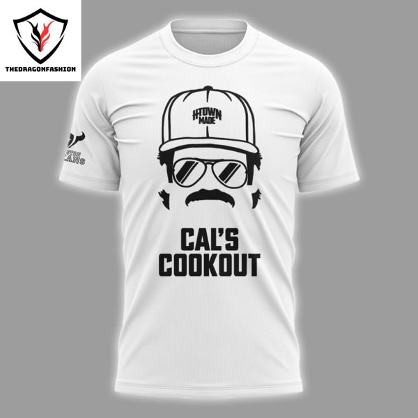 Cals Coockout Houston Texans 3D T-Shirt – White