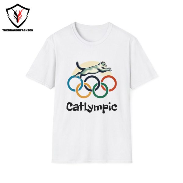 Cat Olympic Shirt Cat Olympic Funny T-shirt for Cat Owner T-shirt Cat Lover Funny Sports T Shirt for Cat Lover Gift for Her Catlympic Shirt