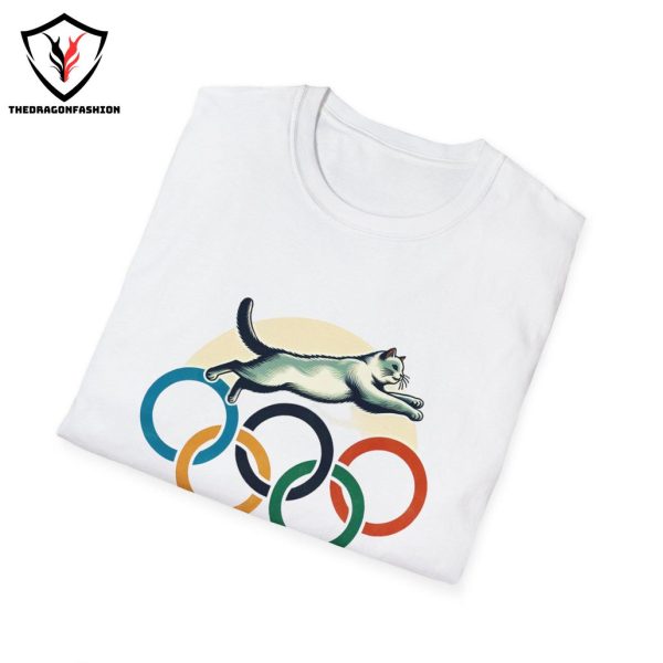 Cat Olympic Shirt Cat Olympic Funny T-shirt for Cat Owner T-shirt Cat Lover Funny Sports T Shirt for Cat Lover Gift for Her Catlympic Shirt