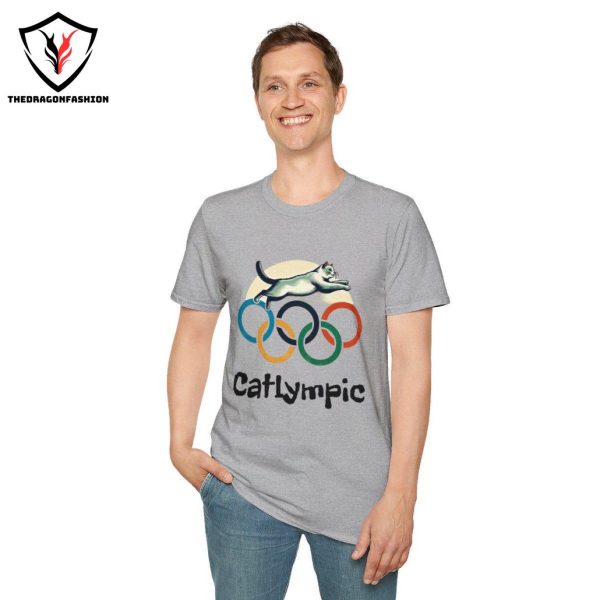 Cat Olympic Shirt Cat Olympic Funny T-shirt for Cat Owner T-shirt Cat Lover Funny Sports T Shirt for Cat Lover Gift for Her Catlympic Shirt