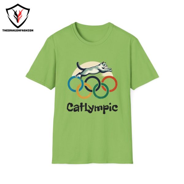 Cat Olympic Shirt Cat Olympic Funny T-shirt for Cat Owner T-shirt Cat Lover Funny Sports T Shirt for Cat Lover Gift for Her Catlympic Shirt