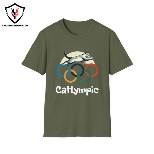 Cat Olympic Shirt Cat Olympic Funny T-shirt for Cat Owner T-shirt Cat Lover Funny Sports T Shirt for Cat Lover Gift for Her Catlympic Shirt