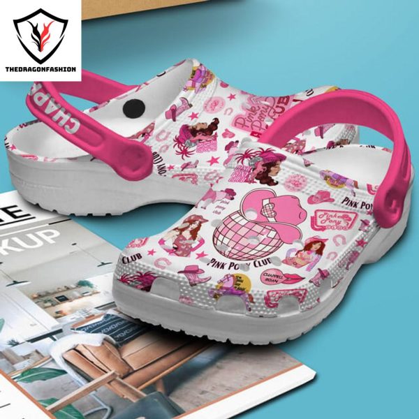 Chappell Roan Pink Pony Club Crocs