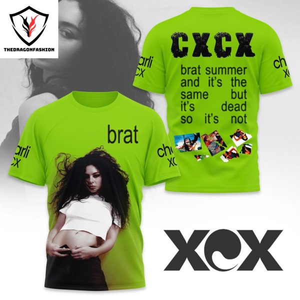 Charli Xcx – Brat Design 3D T-Shirt