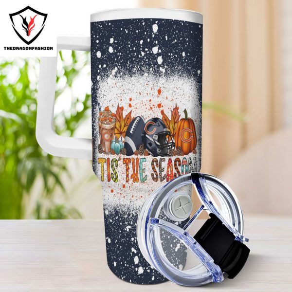 Chicago Bears – Tis The Season Tumbler With Handle And Straw