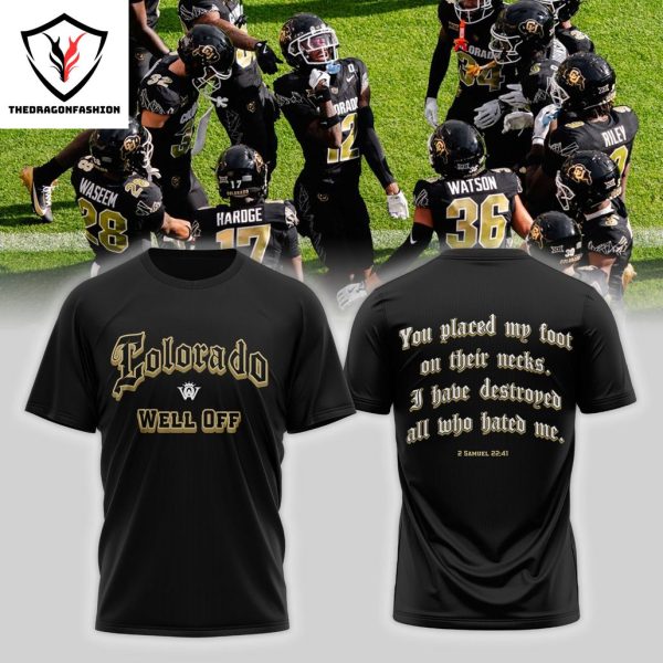 Colorado Buffaloes Football Well Off 3D T-Shirt