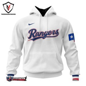 The Gold Logo Texas Rangers Hoodie