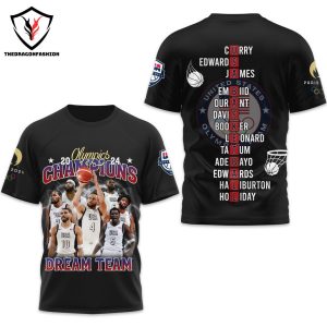 Personalized USA Basketball Design 3D T-Shirt