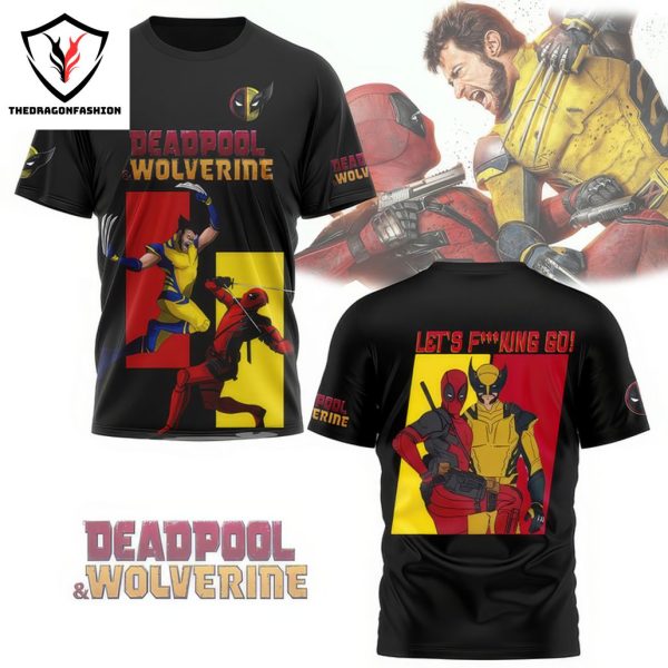 Deadpool 3 Deadpool And Wolverine 3D T-Shirt