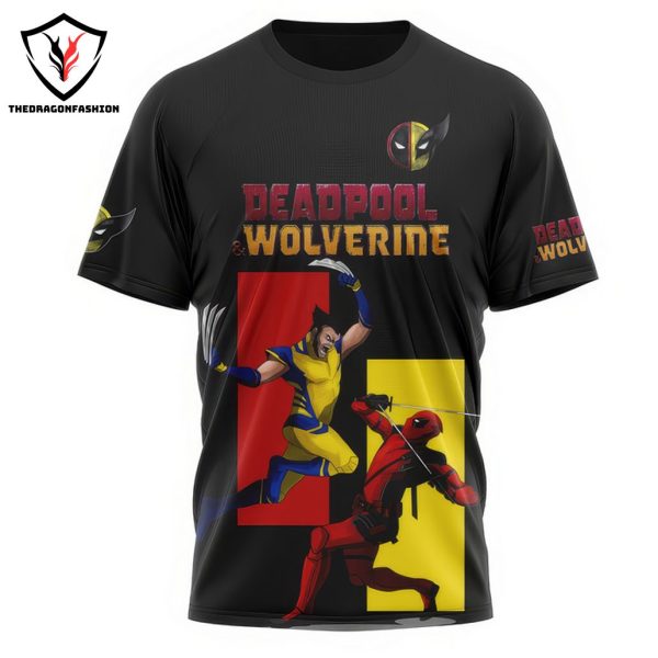 Deadpool 3 Deadpool And Wolverine 3D T-Shirt