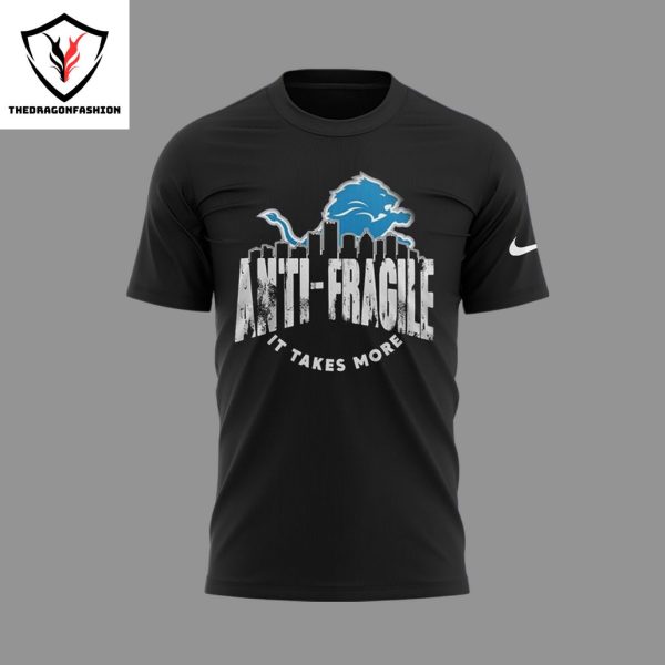 Detroit Lions Anti-Fragile It Takes More 3D T-Shirt