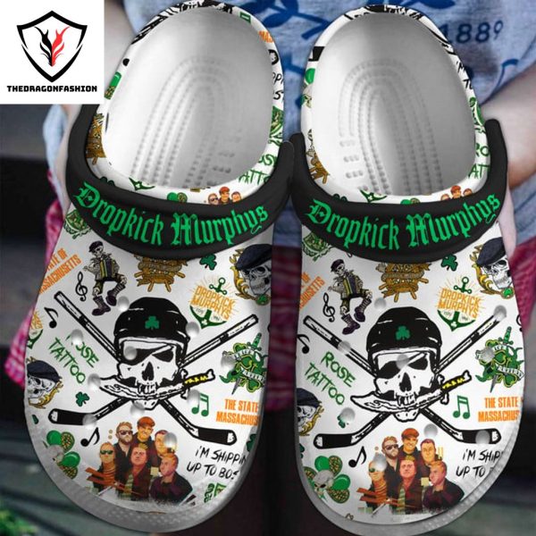 Dropkick Murphys Rose Tattoo Crocs Shoes