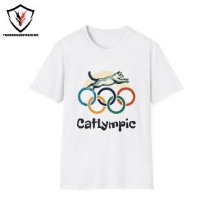 Cat Olympic Shirt Cat Olympic Funny T-shirt for Cat Owner T-shirt Cat Lover Funny Sports T Shirt for Cat Lover Gift for Her Catlympic Shirt