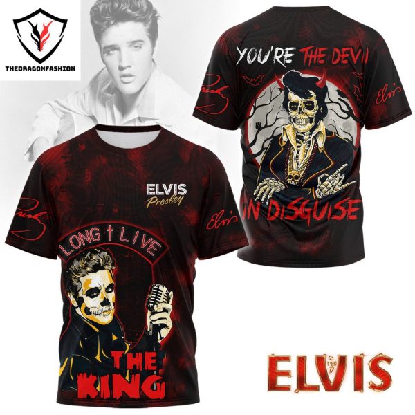 Elvis Presley Youre The Devil In Disguise 3D T-Shirt