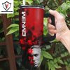 Eminem Hi My Name Is Slim Shady Design Tumbler With Handle And Straw