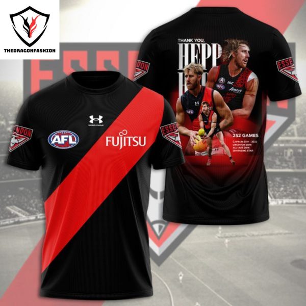 Essendon FC x Dyson Heppell Thank You 3D T-Shirt