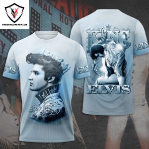 Elvis Presley King Signature Design 3D T-Shirt