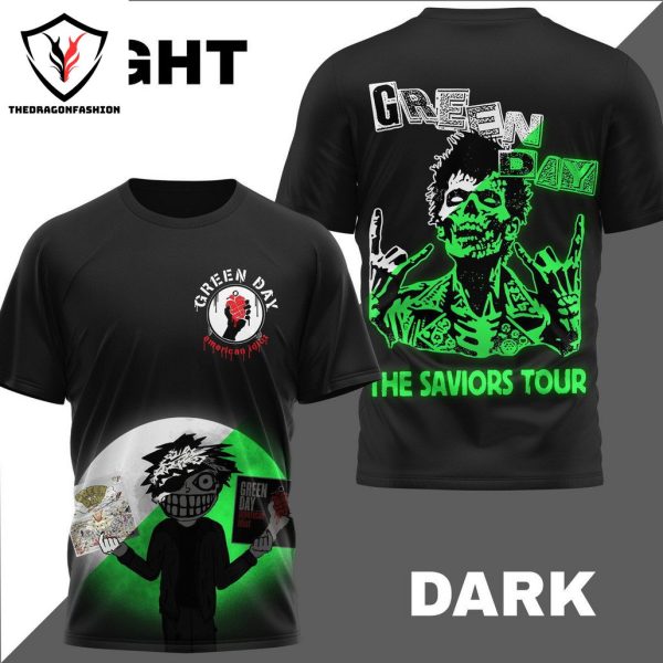 Green Day – The Saviors Tour Design 3D T-Shirt