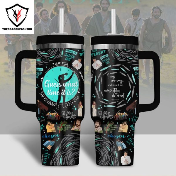 Guess What Time It Is – The Chosen Tumbler With Handle And Straw