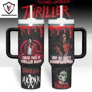 Michael Jackson Signature Tumbler With Handle And Straw