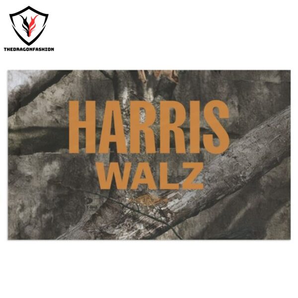 Harris-Walz Camo Flag