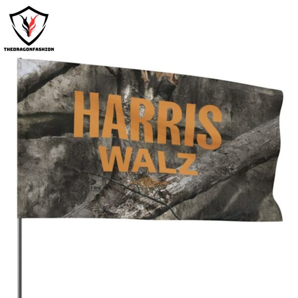 Harris-Walz Camo Flag