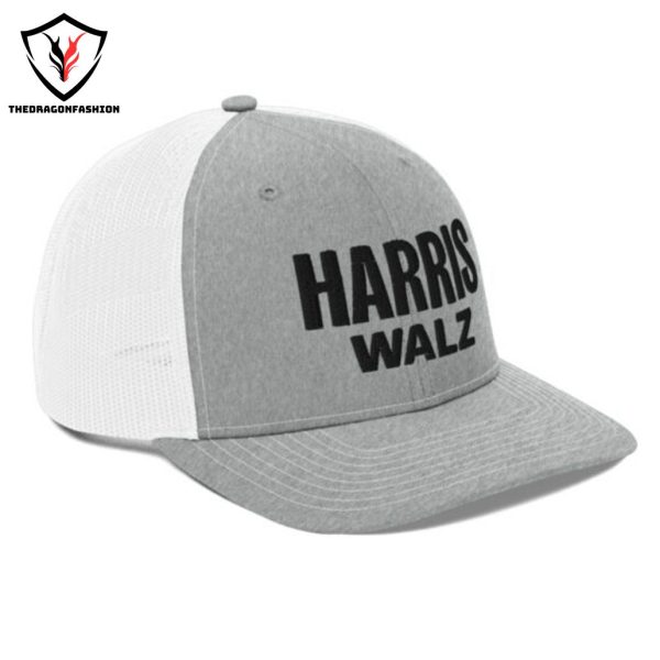 Harris Walz Snapback Trucker Cap