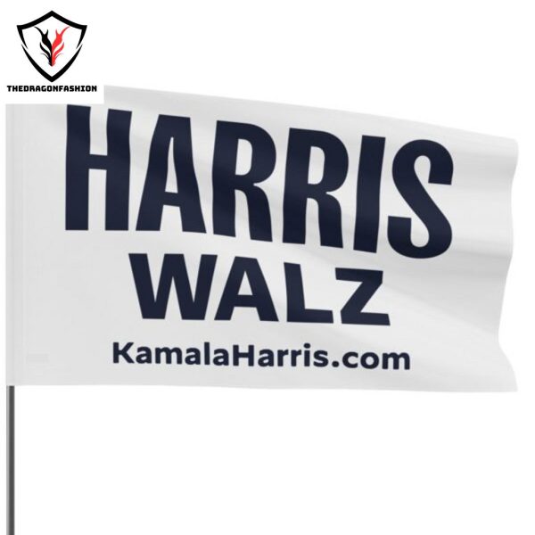 Harris Walz White Flag