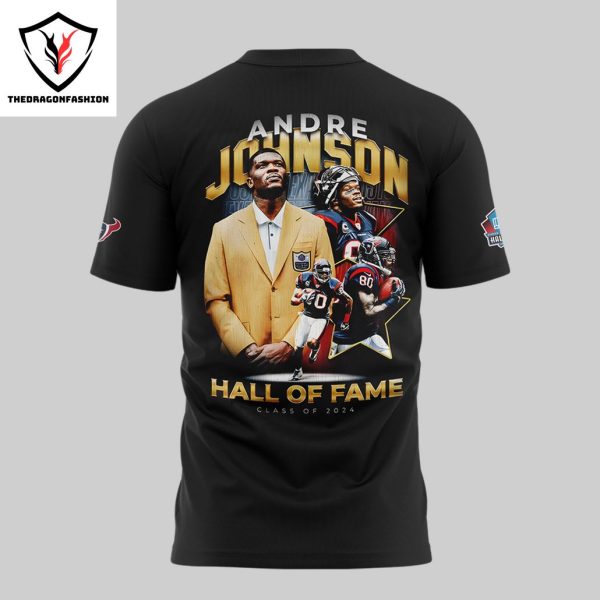 Houston Texans – Andre Johnson Hall Of Famer 2024 3D T-Shirt