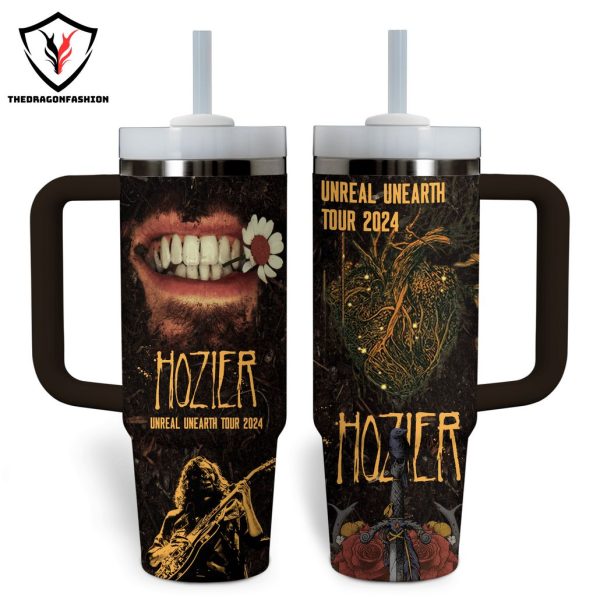 Hozier – Unreal Unearth Tour 2024 Tumbler With Handle And Straw