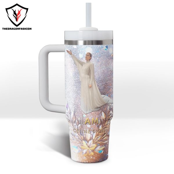 I Am Celine Dion – You Love Me Tumbler With Handle And Straw