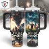 Marilyn Manson Summer 2024 US Tour Tumbler With Handle And Straw