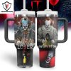 Just A Girl Who Loves Horror Movies Tumbler With Handle And Straw