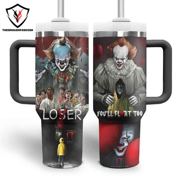 IT Movie – Loser You ll Float Too Tumbler With Handle And Straw