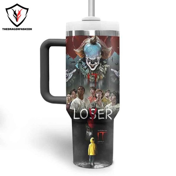 IT Movie – Loser You ll Float Too Tumbler With Handle And Straw