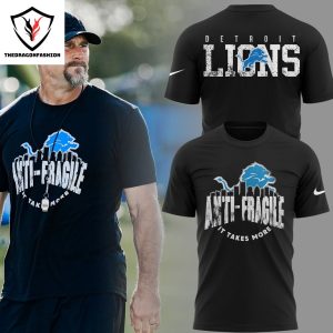 Detroit Lions Anti-Fragile It Takes More 3D T-Shirt