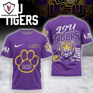 LSU Tigers Est 1860 Design 3D T-Shirt